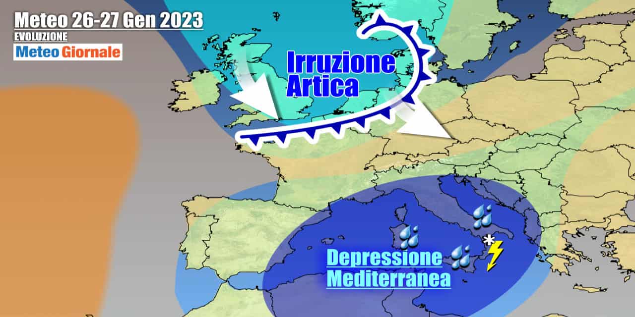 Meteo Italia: freddo e altra neve, ma è in vista una nuova irruzione artica