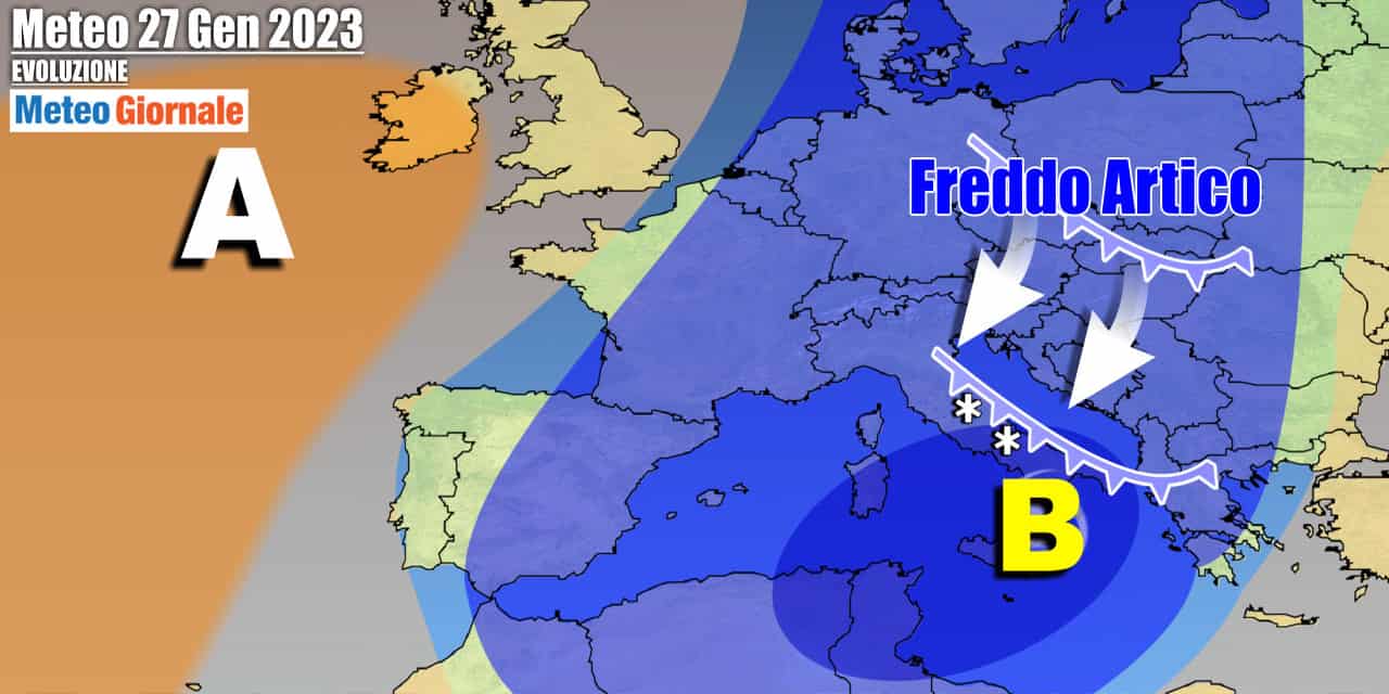 Meteo Italia: Inverno senza fine, ancora freddo e neve a bassa quota