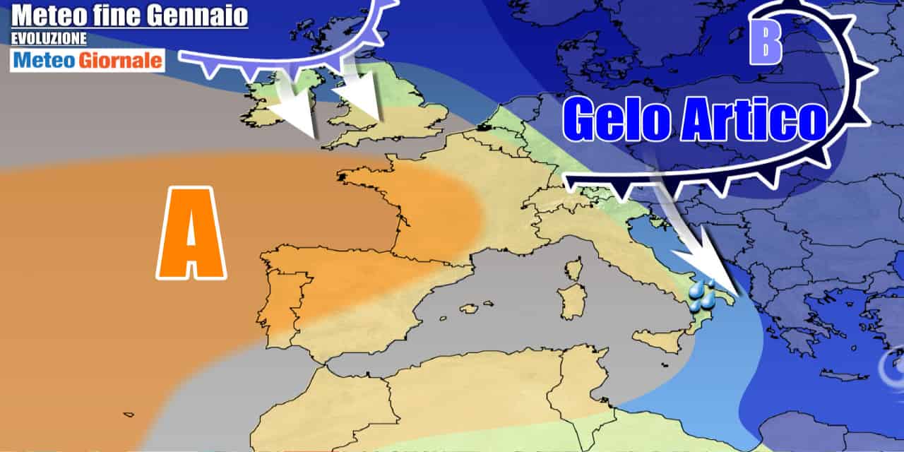 Meteo Italia: freddo e neve torneranno a Febbraio, le previsioni
