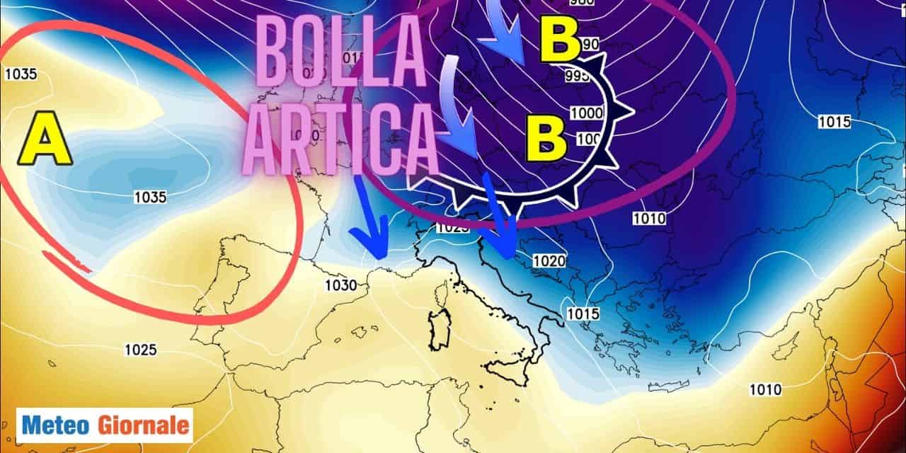 Meteo Italia: piccola tregua, ma in settimana tornano grande freddo e neve
