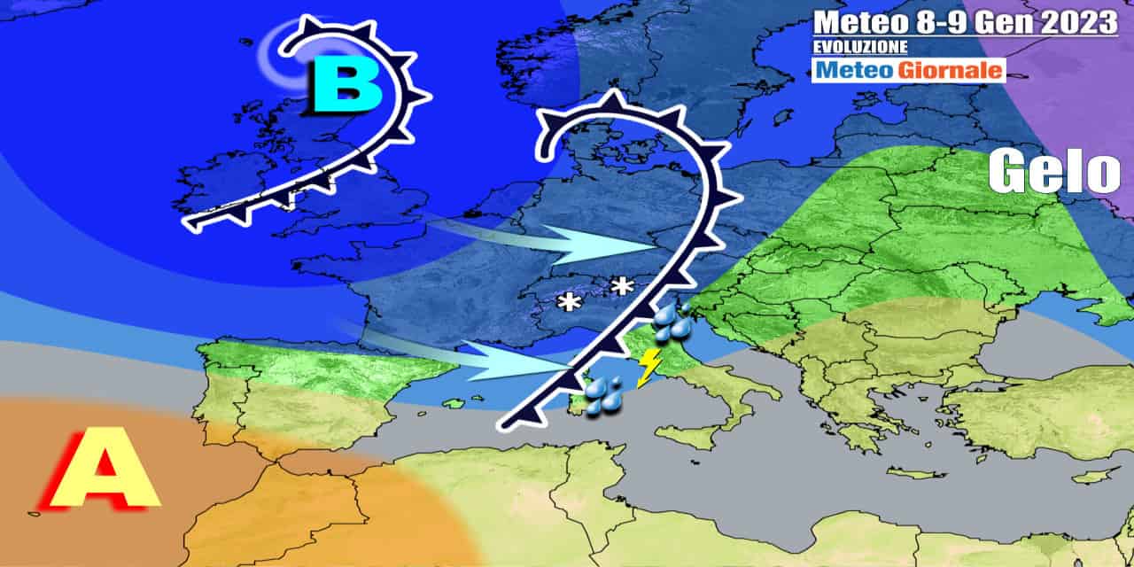 Meteo Italia: imminente svolta, tornano pioggia e neve. Tutti i dettagli