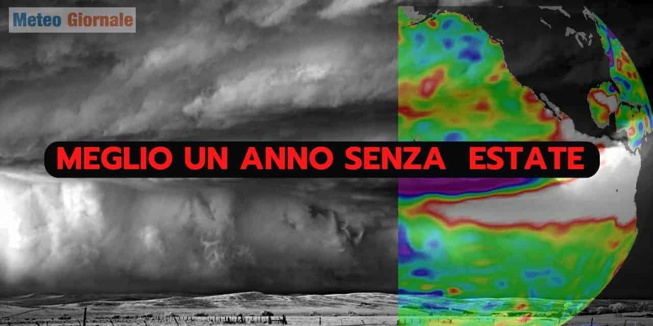Meteo, anno senza Estate 2023 con El Niño