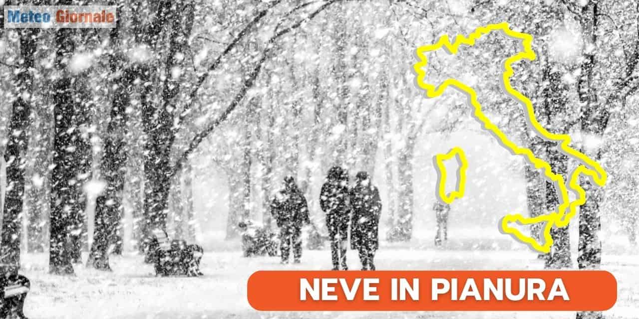 Meteo Italia, arriva la neve sino in pianura. Le regioni a rischio