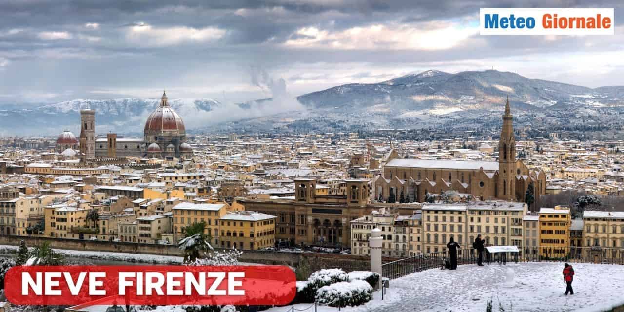 Meteo e neve a FIRENZE. Quando potrebbe nevicare