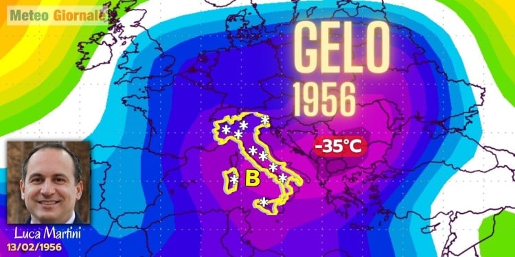 Meteo, i tempi di ritorno del Gelo Febbraio 1956. I fatti, gli studi in merito