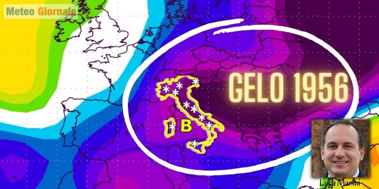 Meteo, questo è il vero grande super Gelo 1956