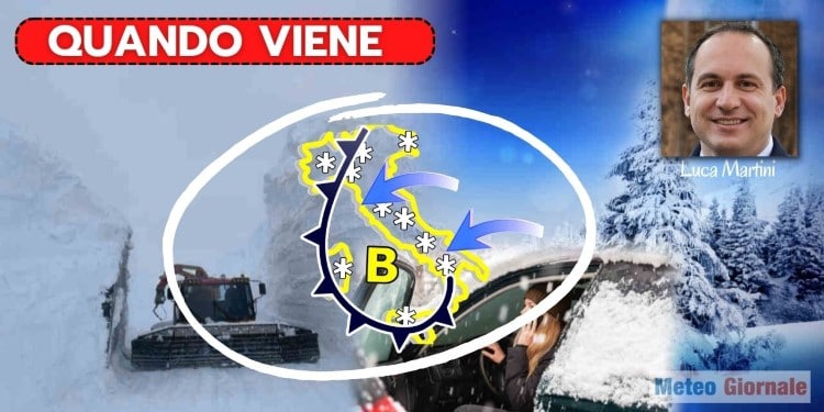 Meteo invernale, ecco quanto può essere gelido in Italia ed in Europa, con neve diffusa