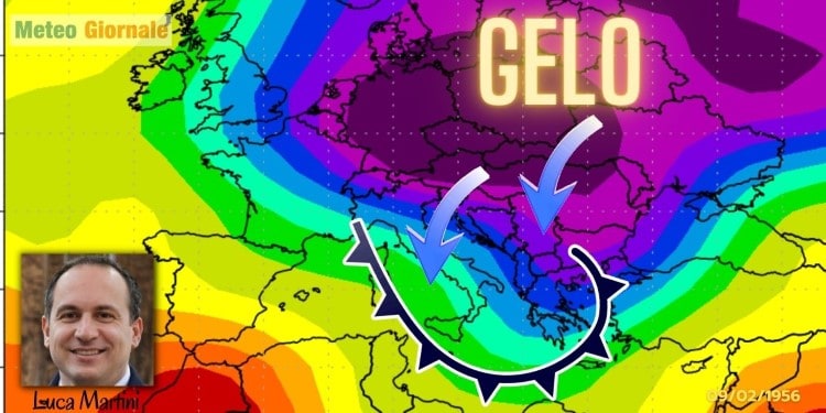 Meteo di Febbraio, il manifestarsi di una vera ondata di gelo