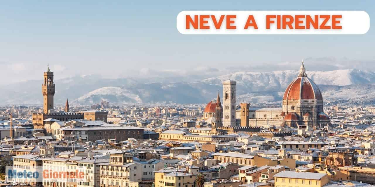 Meteo e previsioni di Neve a FIRENZE, ecco cosa succederà