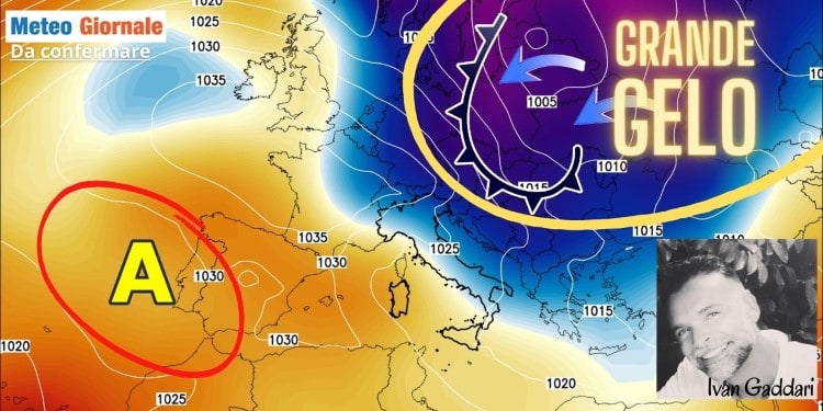 Meteo 15 giorni, in bilico tra Anticiclone e gelo da est