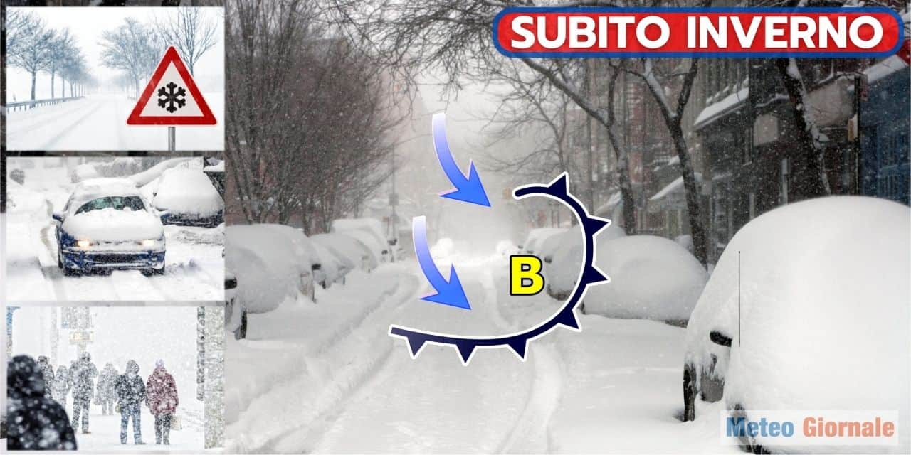 Dopo un mese di meteo folle si torna a parlare di Maltempo e Neve