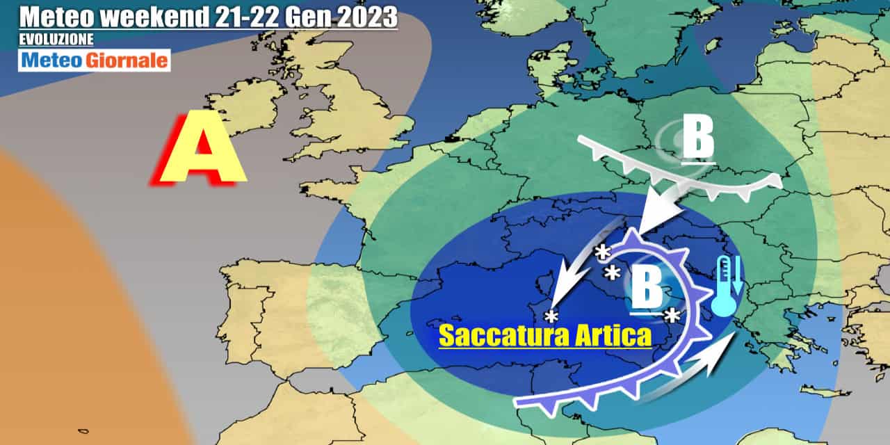 Meteo Italia: altra neve e freddo ancora più intenso, sorprese in vista