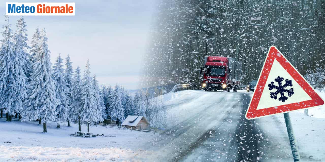 Meteo: cambia tutto e arriva la neve, vediamo quando con le zone coinvolte