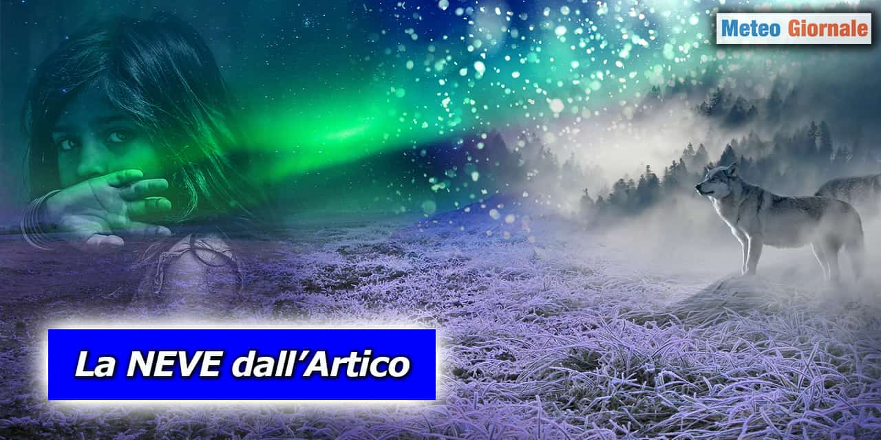 La neve che arriva dall'Artico non scherza