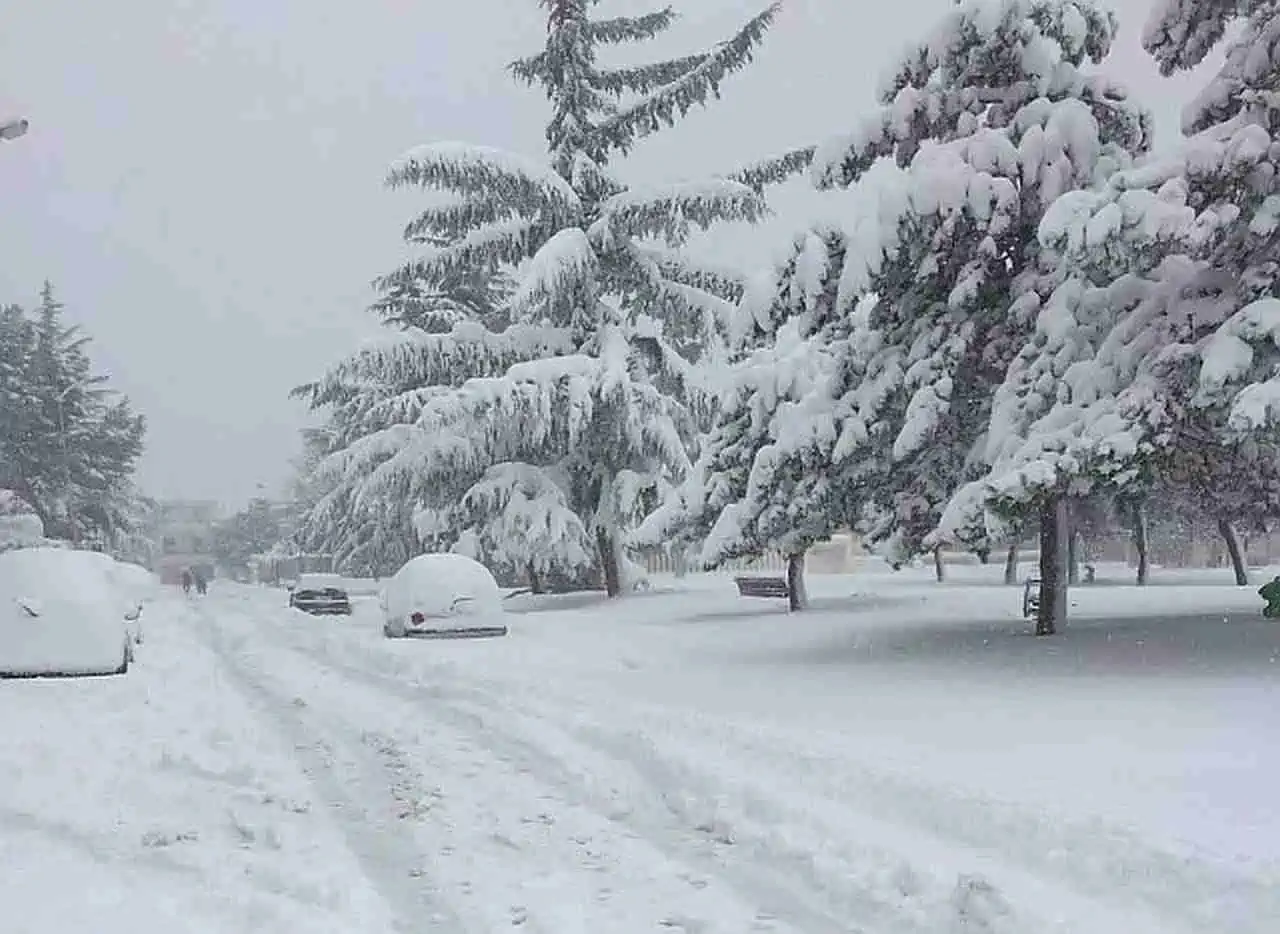 Nevicate eccezionali sul Sud Italia nel Gennaio 2017