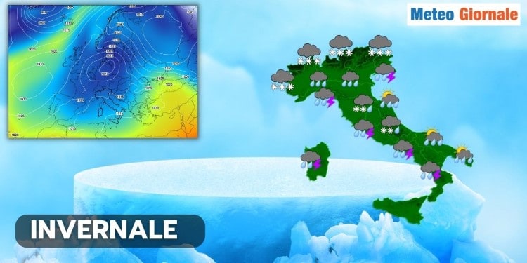 Meteo: piogge e neve, eccoli. La fine di un miraggio, ma realtà. L'Inverno