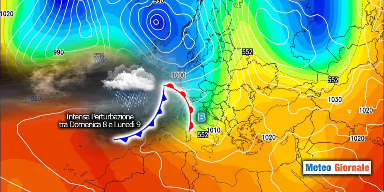 Meteo, Occhio al WEEKEND, c’è una forte Perturbazione in arrivo