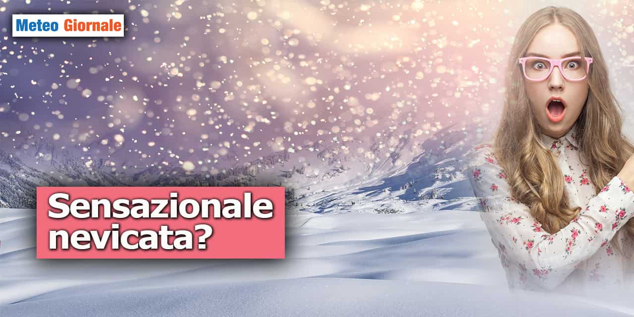 Sensazionale nevicata, anzi no. Ecco cosa sta accadendo