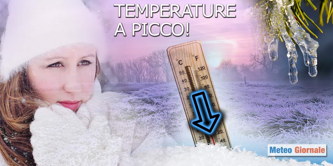 Meteo, TEMPERATURE a picco! Sarà pieno Inverno