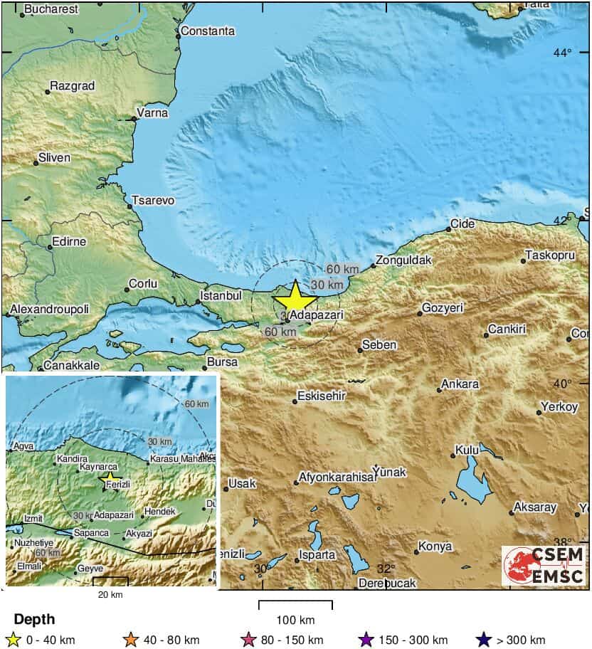 Terremoti in Turchia, sisma anche vicino Istanbul