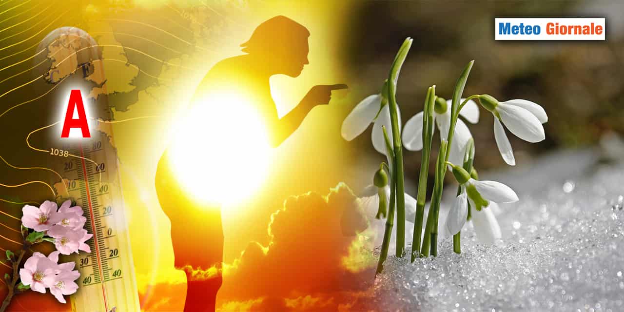Meteo: L'anticiclone minaccia l'Inverno, nell'aria profumo di Primavera