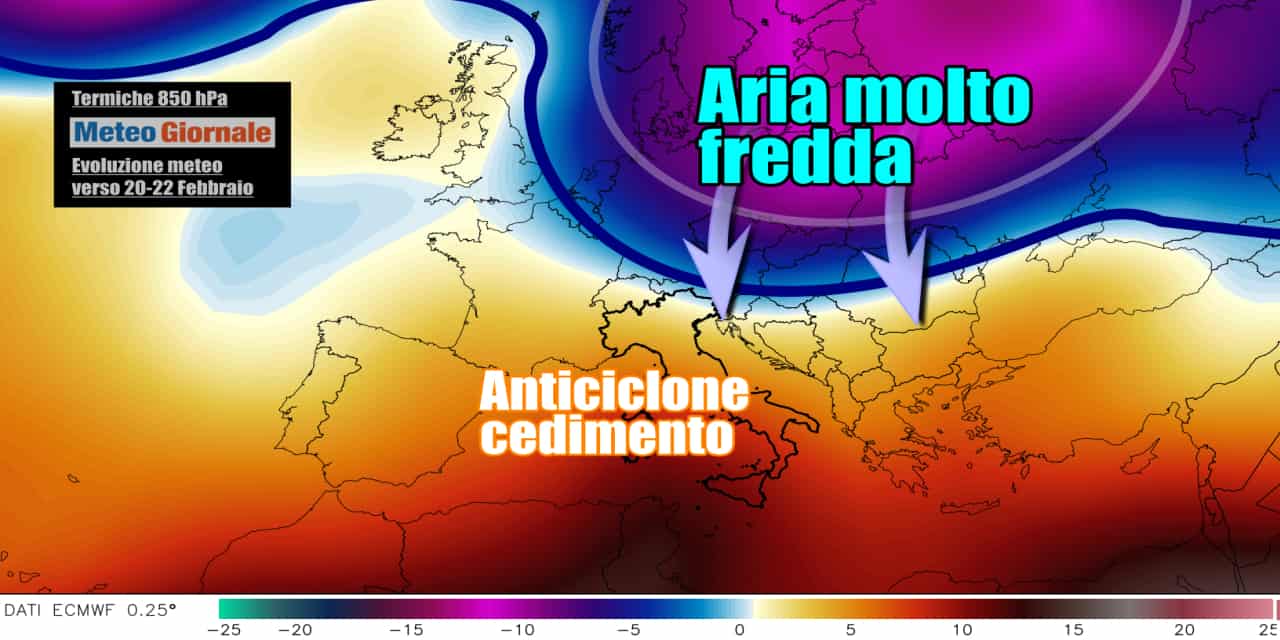 Meteo dalla stasi anticiclonica ad un nuovo capovolgimento, vediamo quando