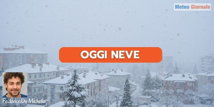 Dove è attesa neve oggi. Ultime elaborazioni meteo