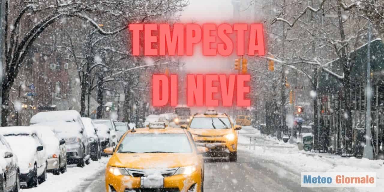 Meteo: Tempesta di neve potenzialmente esplosiva negli Stati Uniti