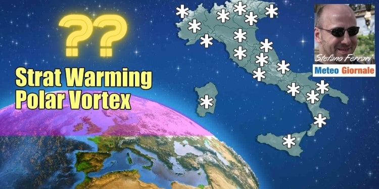 Meteo invernale: Strat Warming Major. Inversione con venti dalla Siberia nel picco di gelo annuo