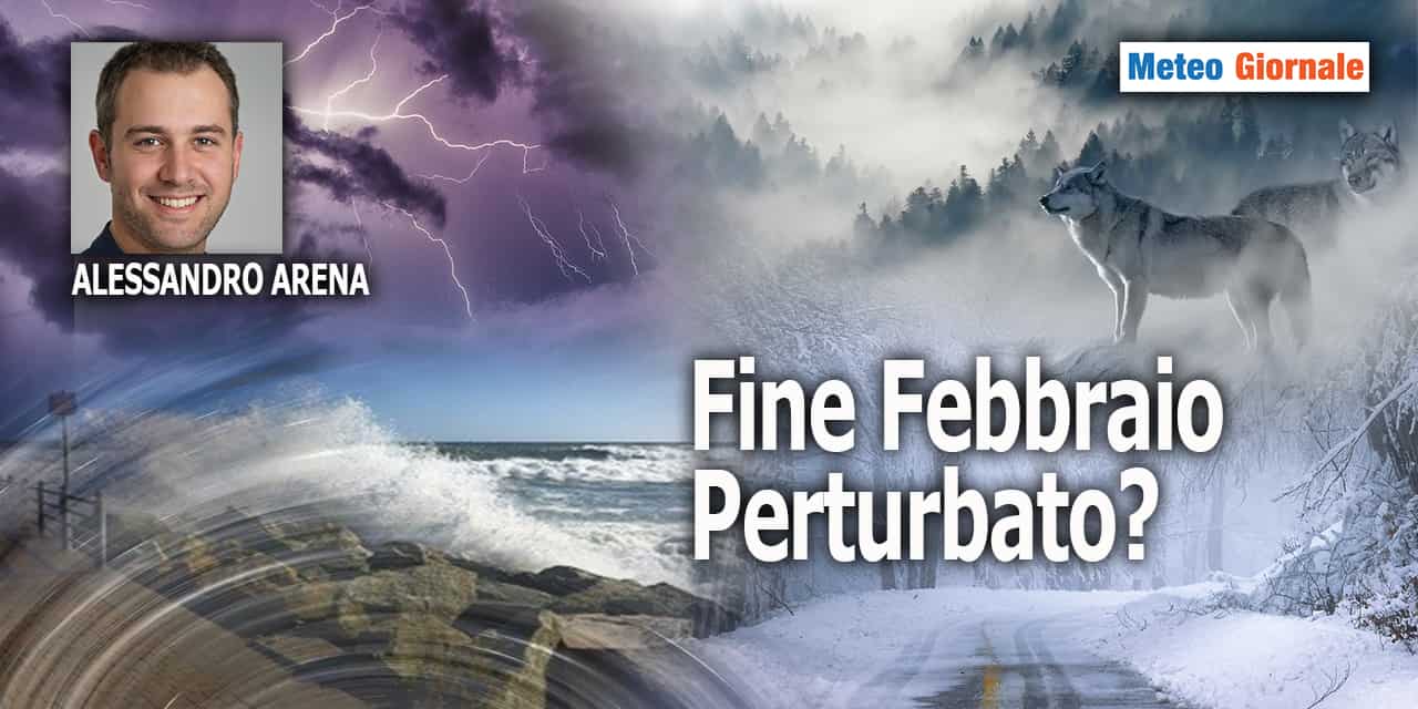 Conferme sul meteo perturbato di fine febbraio