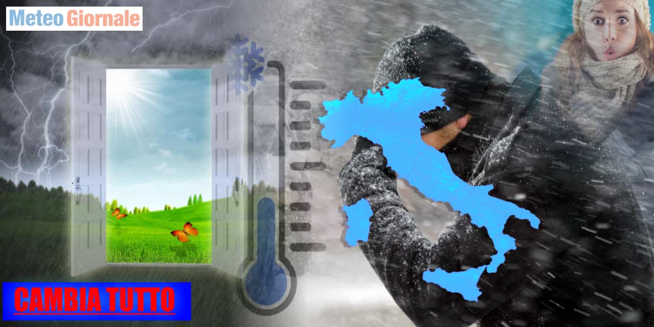 Meteo: freddo russo e ciclone con altra neve, prima del clamoroso ribaltone