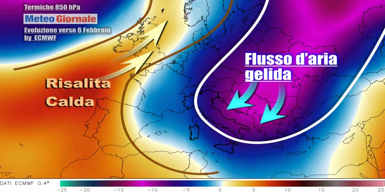Meteo: gelo a grandi passi verso l’Italia, l’Inverno riparte col botto