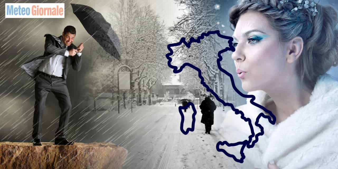 Meteo: confermato grande ribaltone, ritornano freddo e neve, vediamo quando