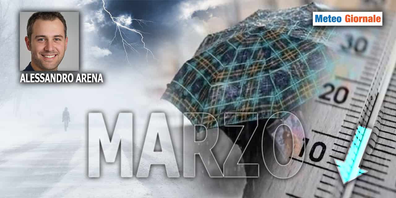 Meteo marzo, sarà un crescendo di freddo e maltempo