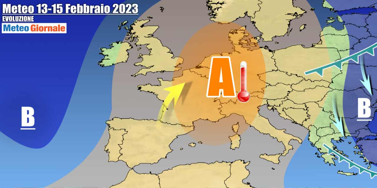 Meteo Italia: sale in cattedra l’Anticiclone, stop inverno, cambia tutto