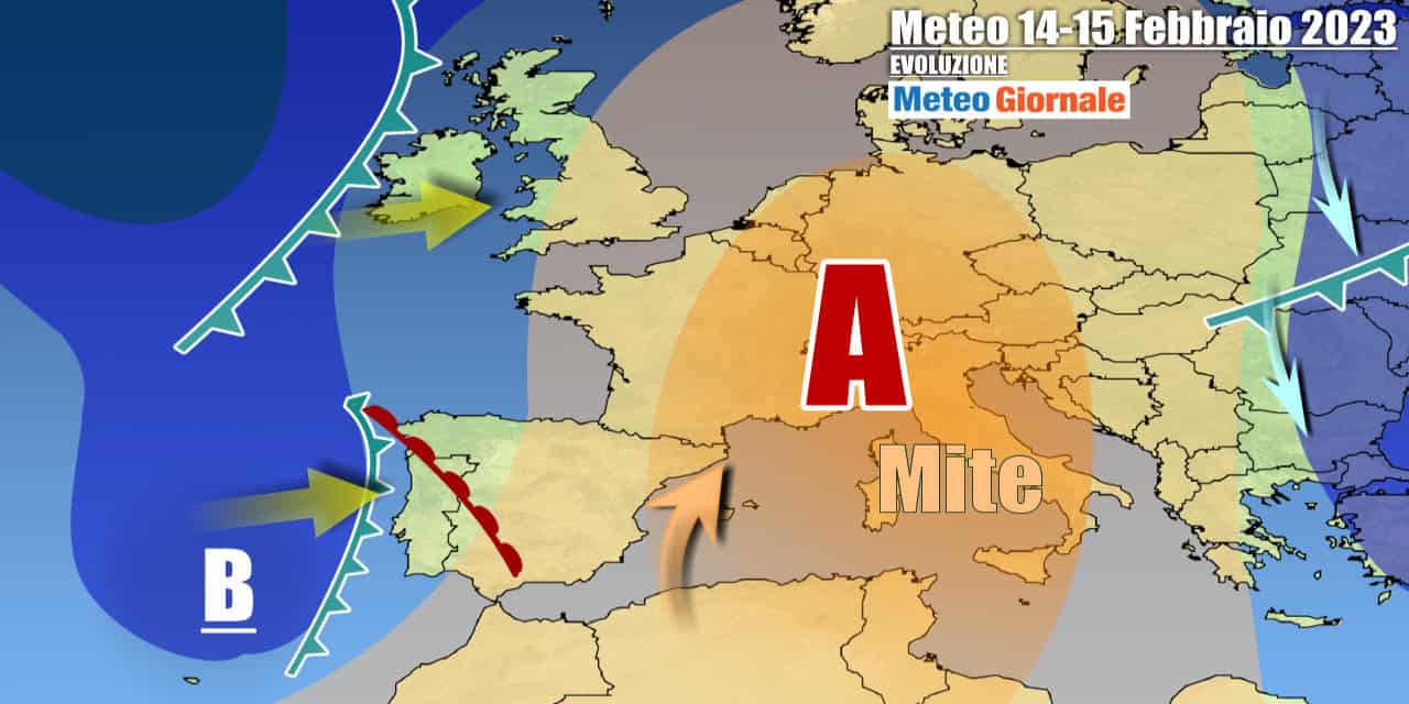 Meteo Italia: strapotere Anticiclone manda l’Inverno KO! Sino a quando?