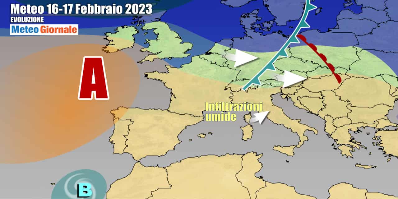 Meteo Italia: anticiclone in declino, novità importanti prossima settimana