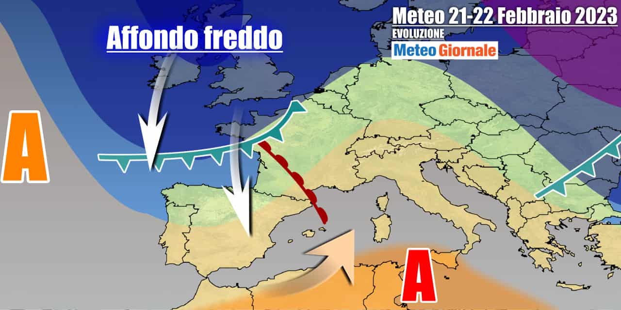 Meteo Italia: cambia la previsione, ma arriverà la pioggia e anche la neve