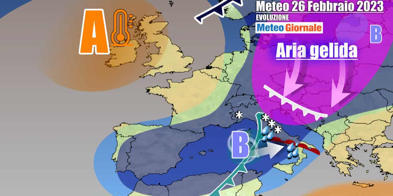 Meteo Italia: tutto stravolto dal weekend, pioggia e neve a bassa quota
