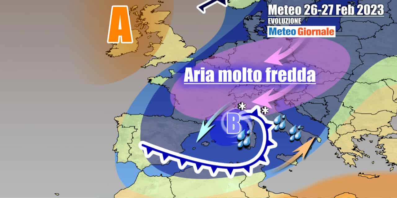 Meteo 7 Giorni: freddo in arrivo con temperature in crollo, neve in pianura