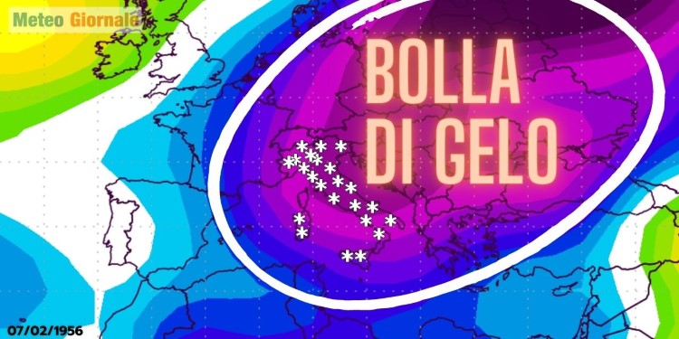 Meteo, dopo un periodo mite il gelo. Il caso 1956 e le previsioni