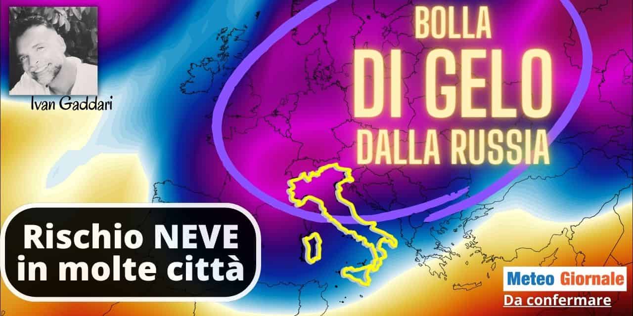 Meteo 15 giorni, Italia sul filo del rasoio. Gelo e neve a un passo