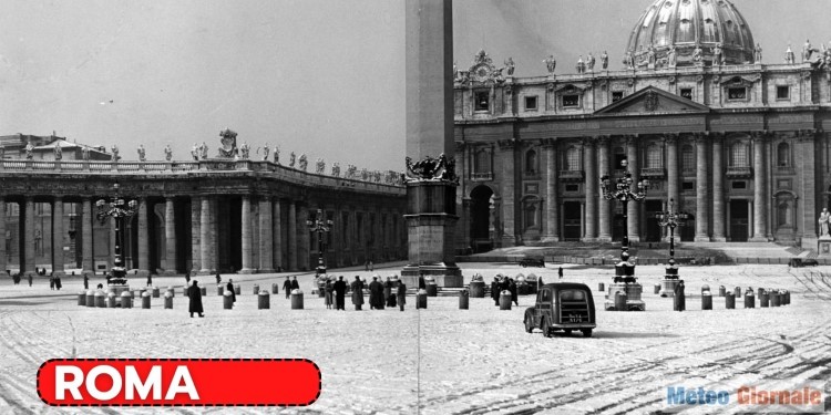 Meteo Roma, cronaca di quel gelido febbraio 1956