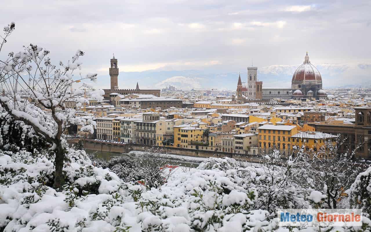 Neve a Firenze, meteo Febbraio