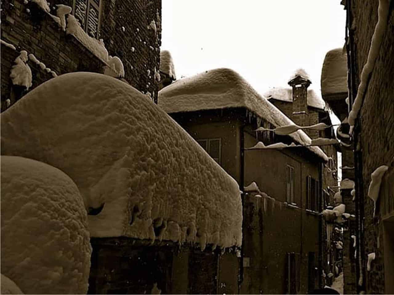 La colossale nevicata di Urbino