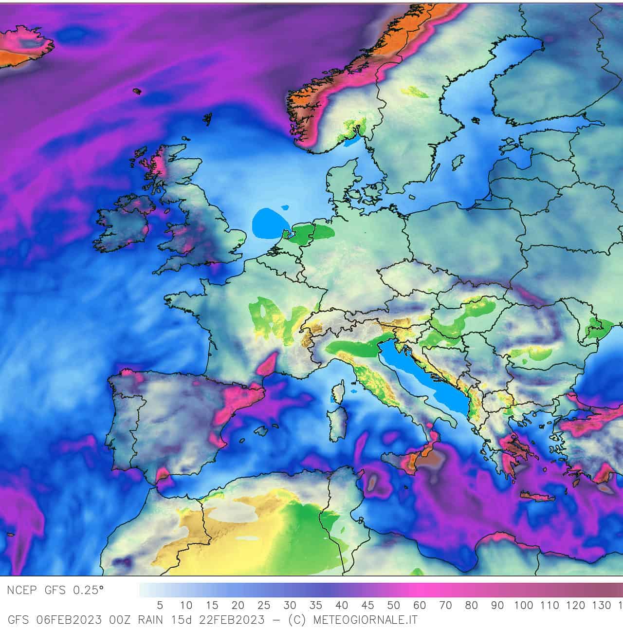 Meteo: pioggia e neve attesi nei prossimi giorni
