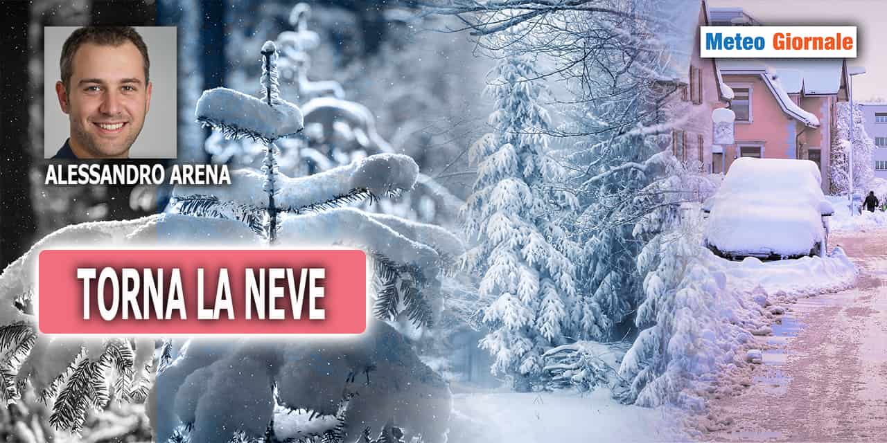 Via libera al meteo d'inverno, torna la neve