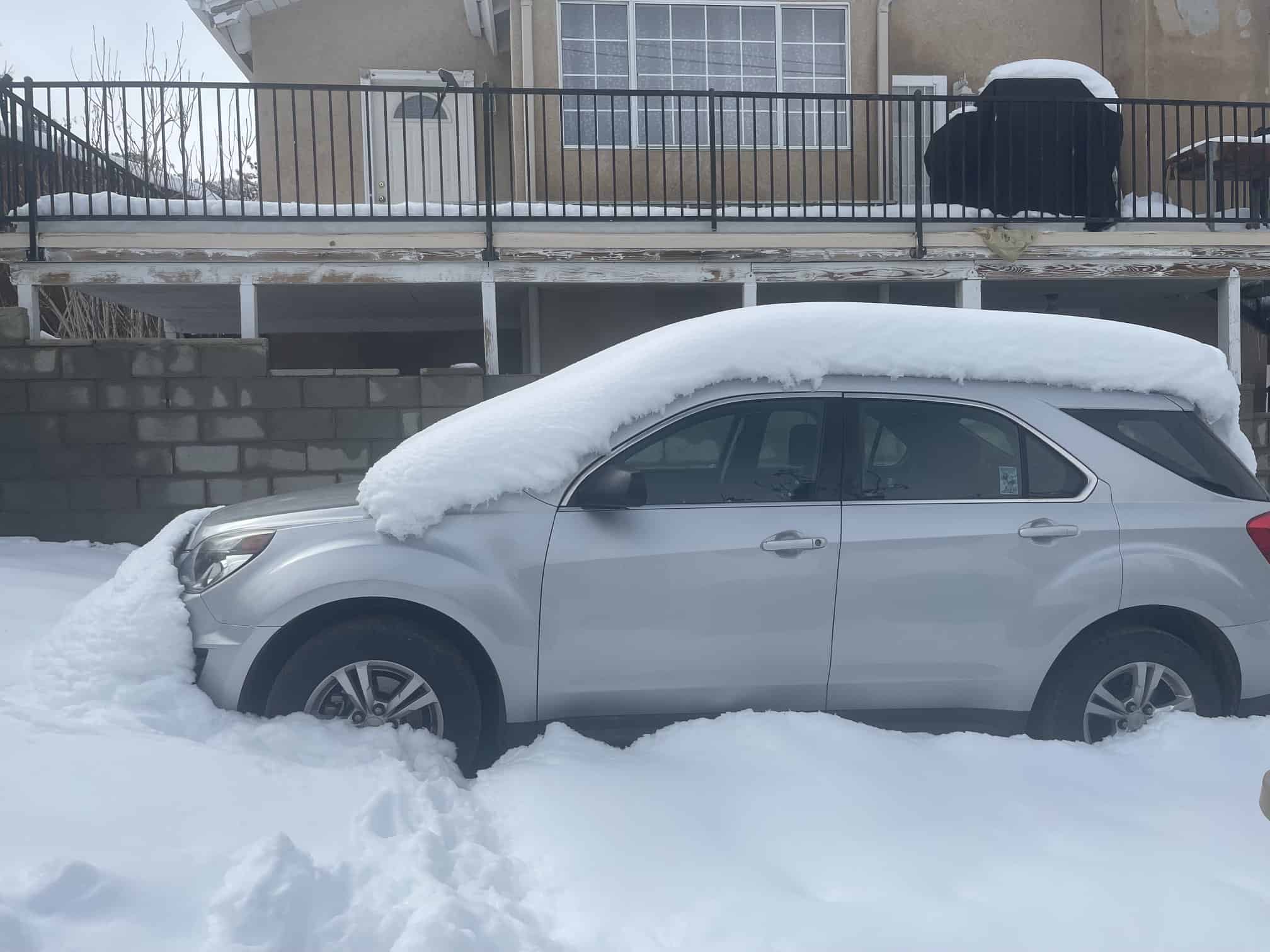 Meteo Los Angeles, dagli incendi alla neve. Foto inedite della grande neve in centro città