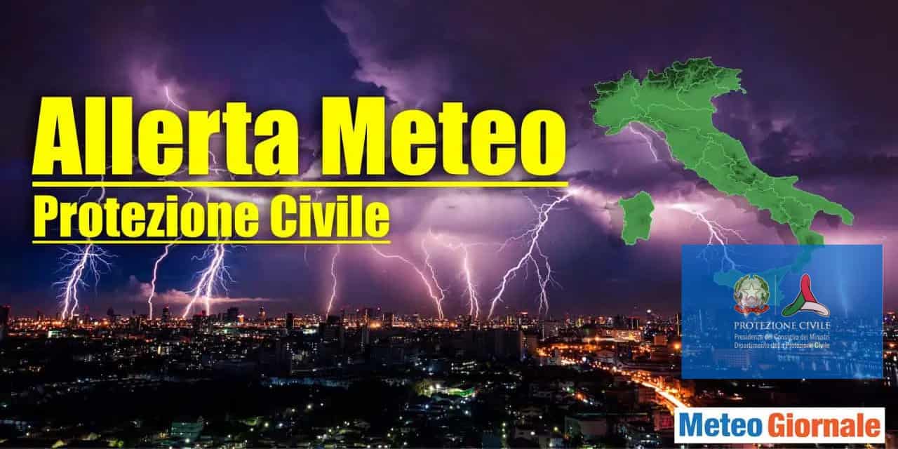 Allerta meteo Protezione Civile, in arrivo burrasca e maltempo. I dettagli