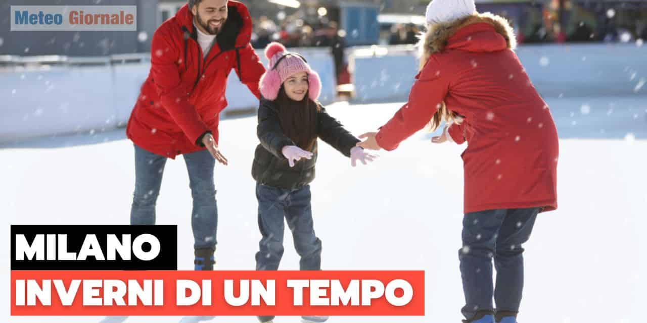 Meteo Milano cambiato: sino a 50 anni fa, piste di pattinaggio naturali ogni Inverno